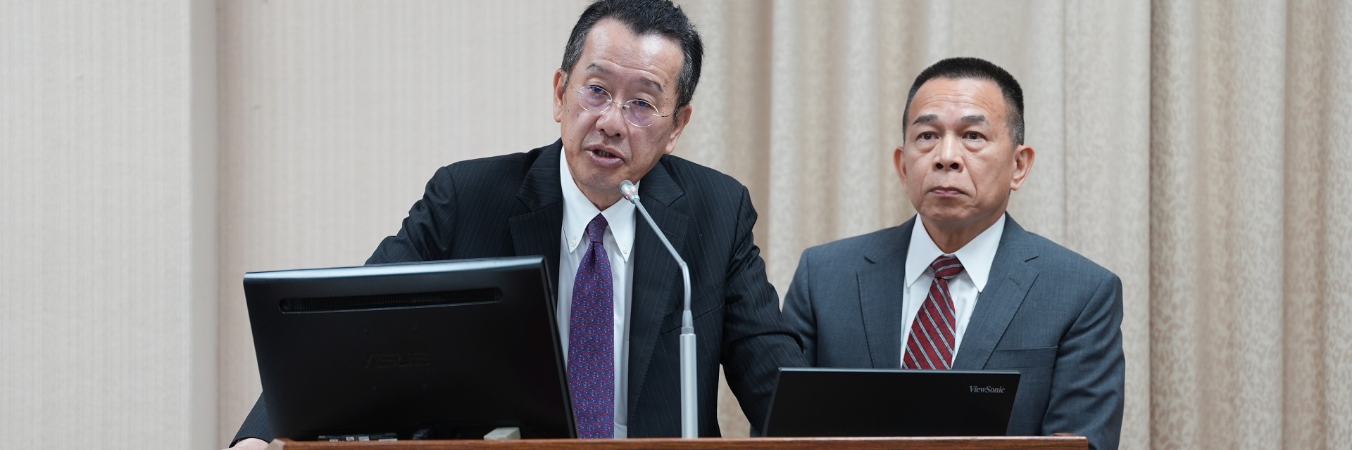顧部長赴立院專案報告　爭取支持預算解凍